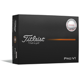 Titleist ProV1 golfballen met logo, voorkant van de doos